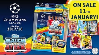 OUT NOW UEFA CHAMPIONS LEAGUE MATCH ATTAX 201718 [upl. by Avek]