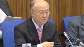 IAEA Chief Yukiya Amano Reports on Iran [upl. by Yehs]