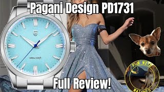 Pagani Design PD1731 Quartz VH31 Ice Blue Watch Review [upl. by Silvers254]