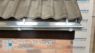 Muurbeugel zinken bakgoot [upl. by Marcelle]