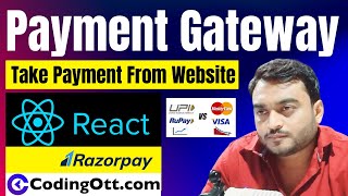 Razorpay Payment Gateway Integration ReactJs NextJs NodeJs Express in Hindi Webhook Payment [upl. by Noirad]