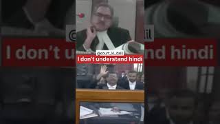 I dont understand Hindi  Advocate slams Judge [upl. by Dalenna]