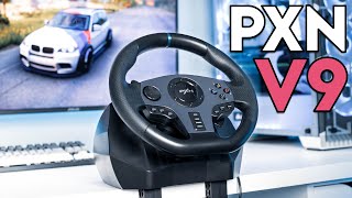 PXN V9 Racing Wheel Set  Review  The Ideal Budget Wheel [upl. by Idnat244]