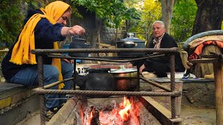 How to Make Delicious Eggplant Gheimeh in Nature  Traditional Persian Dish [upl. by Einahpets]