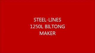 STEELLINES 1250L BILTONG CABINET MOVIE [upl. by Notelrahc790]