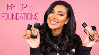 My Top 6 Foundations  From Drugstore to Dior [upl. by Elyac]