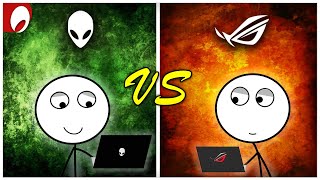 Alienware Gamers vs ASUS ROG Gamers [upl. by Ennagem236]