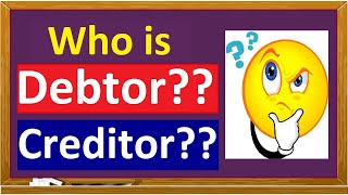 Who is Debtor and Creditor in Accountancy MalayalamAccountancy Basics [upl. by Alyworth689]