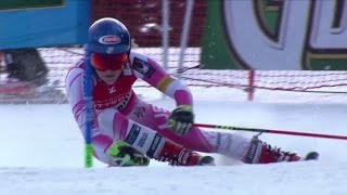 Mikaela Shiffrin Semmering Giant Slalom Run 1 [upl. by Rise]