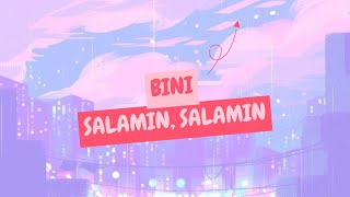 BINI  Salamin Salamin Lyric Video [upl. by Llennahc]