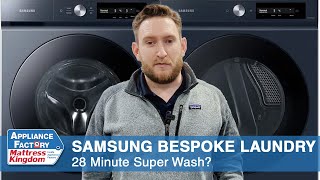 Product Overview Samsung Bespoke Washer  Dryer Set [upl. by Ttimme]