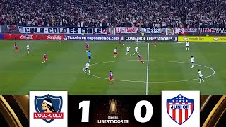 ColoColo vs Junior 10  Copa Libertadores 2024  Resumen del Partido [upl. by Yauq]