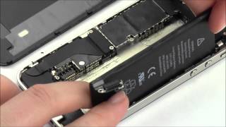 Akkuwechsel iPhone 4 Anleitung Akkutausch Battery Replacement [upl. by Firahs]