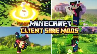 30 Best 121 Minecraft Client Side Mods︱Forge amp Fabric︱121 amp Below [upl. by Tnomed]