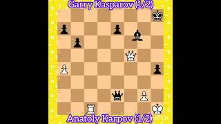 Anatoly Karpov vs Garry Kasparov  World Championship Match 1987 chess [upl. by Vachil]