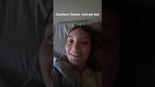 Super excited Glad Candace saw my video candaceowens [upl. by Hyrup]