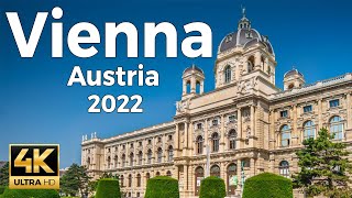 Vienna 2022 Austria Walking Tour 4k Ultra HD 60 fps  With Captions [upl. by Nollad]