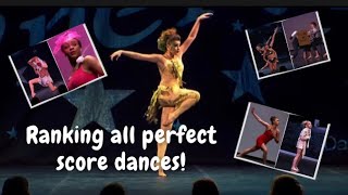 Ranking all Dance Moms perfect score dances [upl. by Arreic]