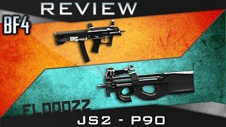 Battlefield 4 JS2 vs P90 german flooozz [upl. by Aerol]