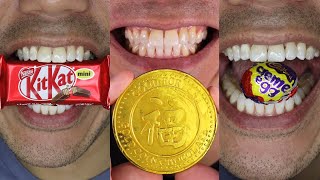 The Most Satisfying Chocolate and Candy ASMR 🙄 long satisfying compilation [upl. by Nomaj226]