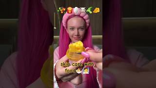 skin care with food🍜🧖 music hiphop skincare hair rotinadodia autocuidado selfcare shorts fy [upl. by Dyanne857]