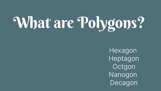 Polygons  Regular Polygon  CTET maths topic [upl. by Jaclyn]