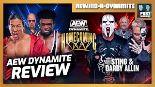 AEW Dynamite Homecoming Review  REWINDADYNAMITE 11024 [upl. by Resay]