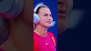 Amanda Anisimova vs Aryna Sabalenka salida a pista Toronto 2024 [upl. by Chap]