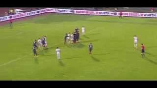 Aleksandar Kolarov Amazing Freekick Serbia 11 France HD [upl. by Dulcine]