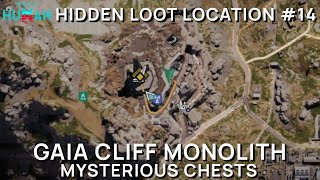 Once Human  Hidden chest location 14  Gaia Cliff Monolith  Mystical crate  Mysterious crate [upl. by Latyrc94]