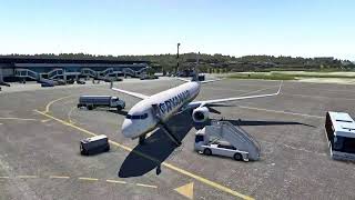 XPLANE 11  NURENBERGCORFÚ  YA HACE CALOR  RYANAIR 737800X REAL OPS  FULL IVAO [upl. by Ewell175]