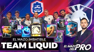 ¡EL MAZO IMBATIBLE DE TEAM LIQUID  LOS GANADORES DE LA CRL   MALCAIDE CLASH ROYALE [upl. by Saffian]