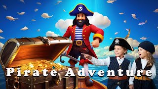 Pirate adventure  English song for kids  cartoon [upl. by Dunseath600]