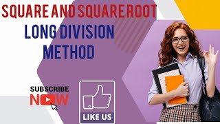 Square Root long Division Method class 8 [upl. by Rutra971]