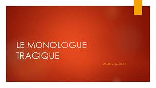 Andromaque  Analyse du monologue tragique [upl. by Bor]