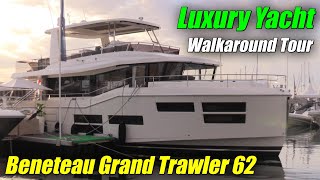 Amazing Trawler  2023 Beneteau Grand Trawler 62 [upl. by Airb]