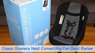 Cosco Scenera Next Convertible Car Seat Review [upl. by Inafetse529]