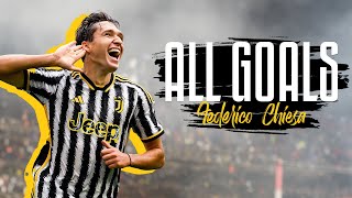 Every Federico Chiesa goal so far in the 202324 season  Juventus [upl. by Hill222]