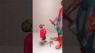 Scary teacher vs SpiderMan shirts videosfunny shorts [upl. by Nageet976]