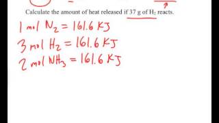 Calculating heat releasedabsorbed [upl. by Bigod]