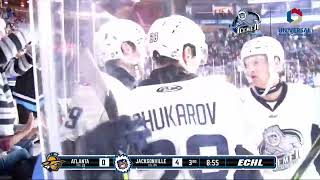 Icemen Highlights November 8 2024 Jacksonville Icemen vs Atlanta Gladiators Frozen Five [upl. by Gun]