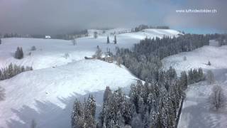 Das Emmental von oben Winter 4K Video Luftaufnahmen von videobilderch [upl. by Rehpotsrhc]