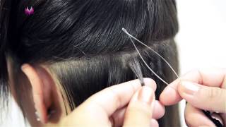 Micro ring Extension Itip Inzetten en Verwijderen [upl. by Knah1]