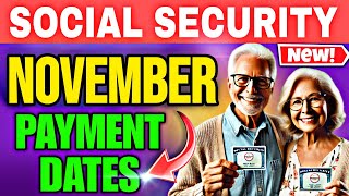 Social Security Checks  November 2024 Payment Schedule Dates Update [upl. by Nairim]