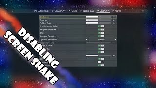 Warframe  How to disable Screen Shake [upl. by Nosnorb]