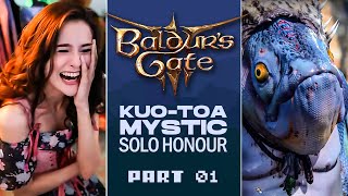 Part 1 BG3 Solo KuoToa  Mystic Class by Luality [upl. by Agate]