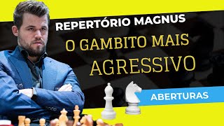 MAGNUS CARLSEN enfrenta o GAMBITO DINAMARQUÊS no xadrez [upl. by Utir731]