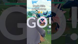 PANGORO 1V3s whole team🦾 pokemongobattleleague gobattleleague gobattle masterleague [upl. by Aetnahs]