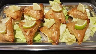 Briouates aux poissons et fruits de mer recette marocaine ابريوات بفواكه البحر [upl. by Kassel]