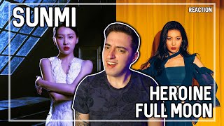 SUNMI  quotFull Moonquot  quotHeroinequot MV  REACTION [upl. by Tiphani]